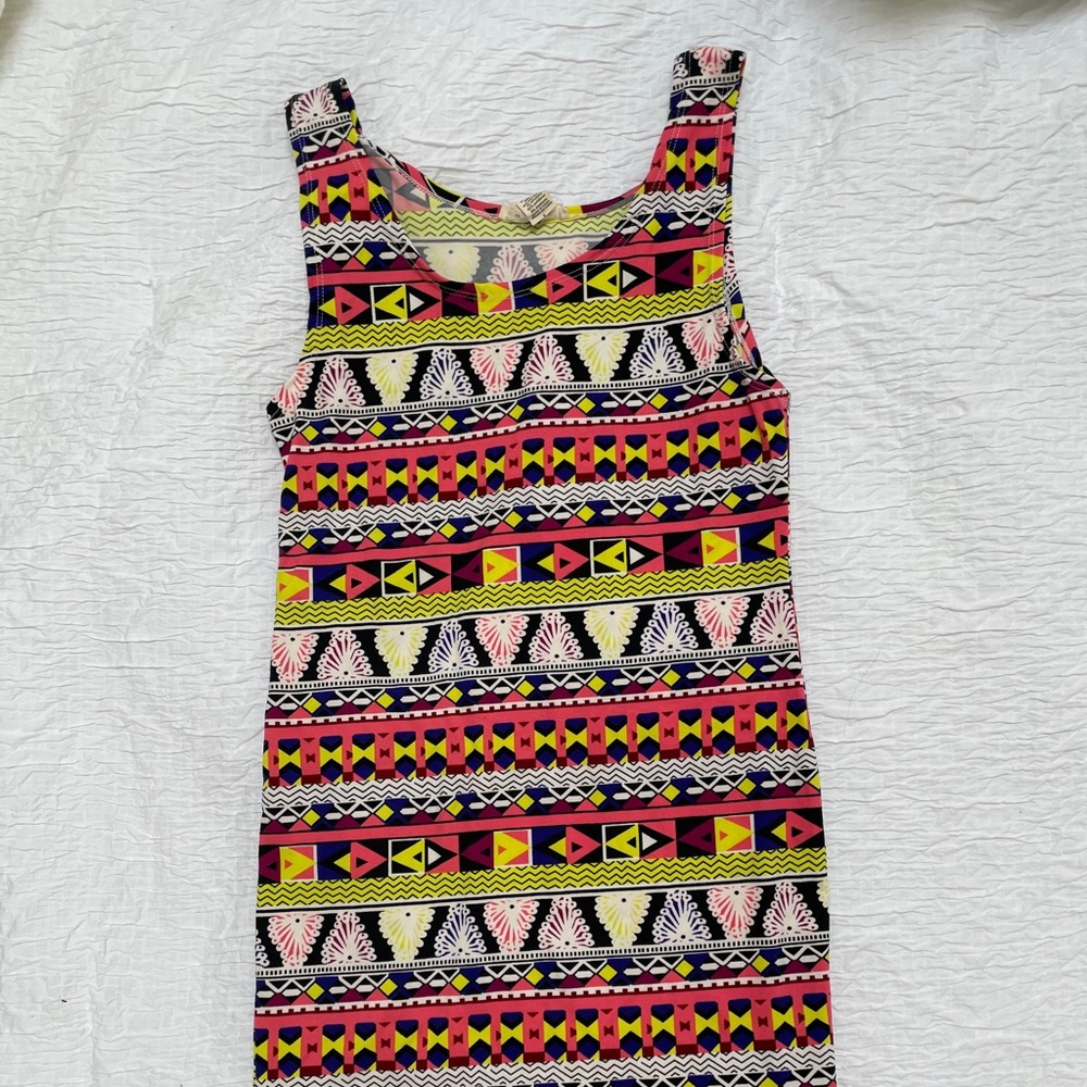 Printed Bodycon Mini Dress